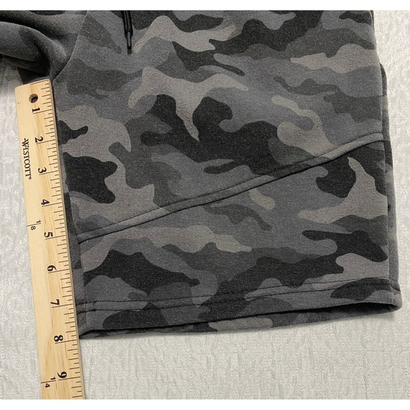 Brooklyn Cloth Camo Sweat Shorts Mens Size Small Zipper Pockets Drawstring - Picture 6 of 8